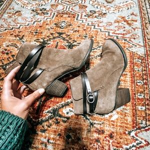 American Eagle Outfitters Buckle Strap Bootie